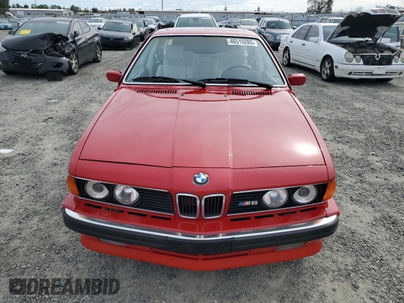 1988 BMW M6 z VIN WBAEE1416J2561063, wystawiony jako Copart lot #46515285 z przebiegiem 142 740 mil mil oraz Czysty tytuł • Clean title. Historia ofert i sprzedaży dostępna na DreamBid. Obrazek 5.