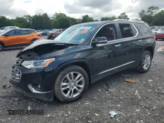 2018 Chevrolet Traverse High Country z VIN 1GNEVKKW1JJ146799, wystawiony jako Copart lot #60247165 z przebiegiem 91 574 mil mil oraz Szkoda całkowita • Salvage title. Historia ofert i sprzedaży dostępna na DreamBid. Obrazek 1.