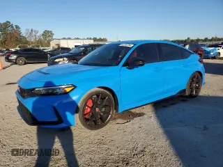 2023 Honda Civic Type R with VIN JHMFL5G47PX002464, listed as a Copart auction lot 82238784 with 13,904 mi miles and Salvage Title. Bid and sale history available at carsss.com. Image 1.