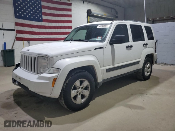 2012 Jeep Liberty Sport with VIN 1C4PJLAK5CW127485, listed as a Copart auction lot 48242425 with 139,273 mi miles and Salvage Title. Bid and sale history available at DreamBid. Image 1.