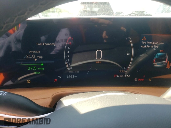 2024 Cadillac XT4 AWD Sport with VIN 1GYFZFR42RF207079, listed as a Copart auction lot 69275844 with 1,863 mi miles and Clean title. Bid and sale history available at DreamBid. Image 9.