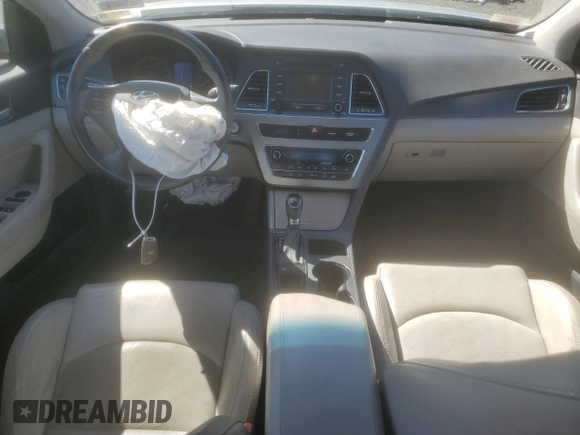 2015 Hyundai Sonata Sport with VIN 5NPE34AF5FH055238, listed as a Copart auction lot 49506805 with 82,312 mi miles and Salvage title. Bid and sale history available at DreamBid. Image 8.