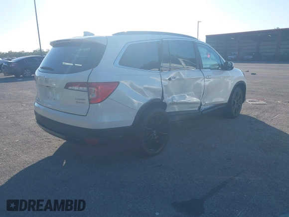 2021 Honda Pilot Special Edition with VIN 5FNYF5H24MB037208, listed as a IAAI auction lot 41319708 with 64,633 mi miles and . Bid and sale history available at DreamBid. Image 4.
