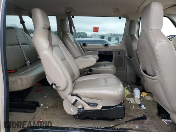 2012 Ford Econoline Wagon XL with VIN 1FMNE1BL4CDB12216, listed as a Copart auction lot 86179764 with 0 mi miles and Salvage Title. Bid and sale history available at carsss.com. Image 11.