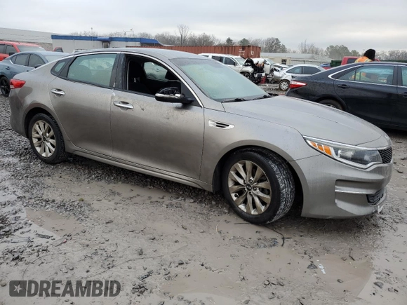 2016 Kia Optima LX with VIN 5XXGT4L3XGG006397, listed as a Copart auction lot 43457375 with 110,523 mi miles and Salvage Title. Bid and sale history available at carsss.com. Image 4.