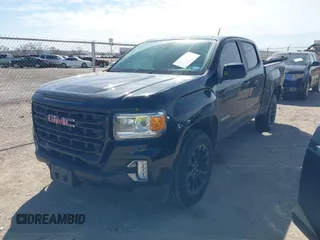 2021 GMC Canyon 2WD Elevation with VIN 1GTG5CEN8M1210433, listed as a IAAI auction lot 41787940 with 77,581 mi miles. Bid and sale history available at carsss.com. Image 2.