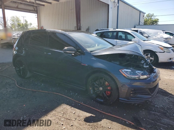 2021 Volkswagen Golf GTI S with VIN 3VW6T7AU1MM007048, listed as a Copart auction lot 50155205 with 29,627 mi miles and Non Repairable. Bid and sale history available at carsss.com. Image 4.