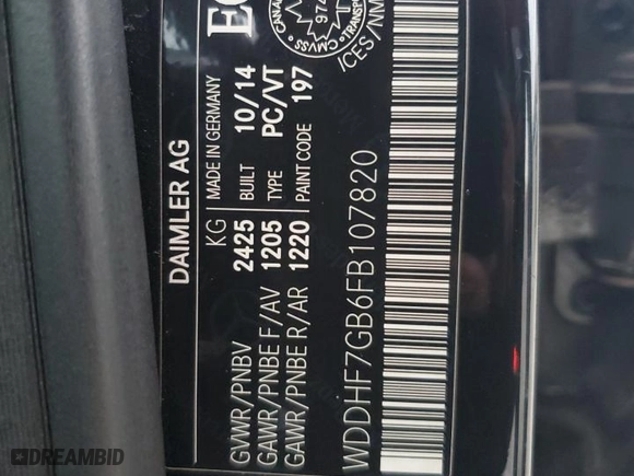 2015 Mercedes-Benz E-Class E 63 AMG S-Model with VIN WDDHF7GB6FB107820, listed as a Copart auction lot 78644054 with 75,865 mi miles and Clean Title. Bid and sale history available at carsss.com. Image 12.