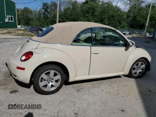 2007 Volkswagen Beetle with VIN 3VWRF31Y07M407560, listed as a Copart auction lot 67499934 with Not provided miles and Salvage title. Bid and sale history available at DreamBid. Image 3.