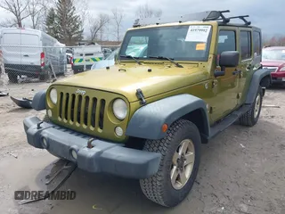 2008 Jeep Wrangler Unlimited X with VIN 1J4GA39158L529523, listed as a IAAI auction lot 41979992 with 304,641 mi miles and . Bid and sale history available at DreamBid. Image 17.