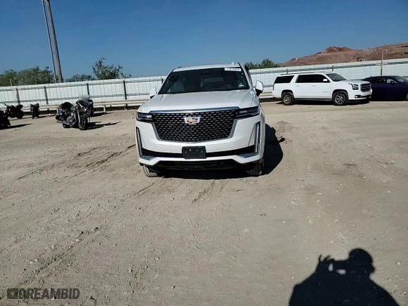 2021 Cadillac Escalade Premium Luxury with VIN 1GYS4BKL2MR446954, listed as a Copart auction lot 71014924 with 0 mi miles and Salvage Title. Bid and sale history available at carsss.com. Image 12.