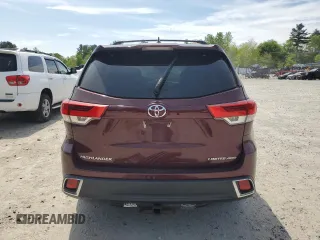 2018 Toyota Highlander Limited with VIN 5TDDZRFH0JS811241, listed as a Copart auction lot 56143515 with Not provided miles and Salvage title. Bid and sale history available at DreamBid. Image 6.