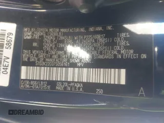 2007 Toyota Sienna XLE with VIN 5TDZK22C07S056161, listed as a IAAI auction lot 41820123 with 206,675 mi miles. Bid and sale history available at carsss.com. Image 9.