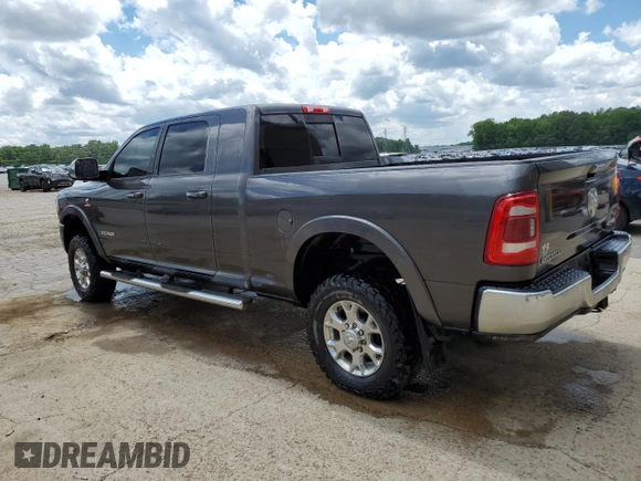 2019 Ram 2500 Laramie with VIN 3C6UR5NL0KG702140, listed as a Copart auction lot 52513015 with 63,525 mi miles and Salvage title. Bid and sale history available at DreamBid. Image 2.