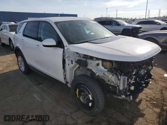 2023 Land Rover Discovery Sport S with VIN SALCJ2FX0PH321907, listed as a Copart auction lot 77419534 with 18,089 mi miles and Salvage Title. Bid and sale history available at carsss.com. Image 4.