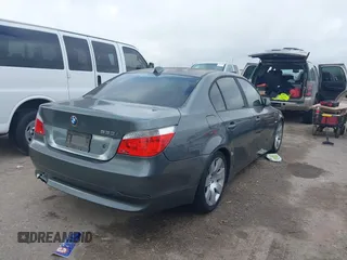 2007 BMW 5 Series 530i with VIN WBANE73557CM49980, listed as a IAAI auction lot 41518849 with 106,231 mi miles. Bid and sale history available at carsss.com. Image 4.