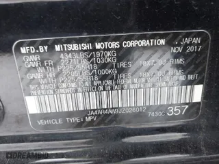 2018 Mitsubishi Outlander Sport SEL 2.4 with VIN JA4AR4AW9JZ026012, listed as a IAAI auction lot 41163120 with 127,166 mi miles. Bid and sale history available at carsss.com. Image 9.
