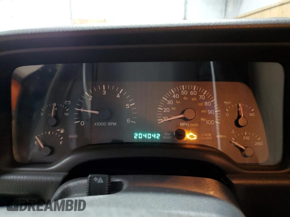 2000 Jeep Cherokee z VIN 1J4FF48S0YL153259, wystawiony jako Copart lot #52509955 z przebiegiem 204 042 mil mil oraz Czysty tytuł • Clean title. Historia ofert i sprzedaży dostępna na DreamBid. Obrazek 9.