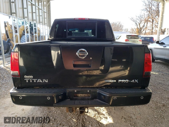 2010 Nissan Titan LE with VIN 1N6BA0EC4AN315443, listed as a Copart auction lot 85303574 with 221,248 mi miles and Salvage Title. Bid and sale history available at carsss.com. Image 6.