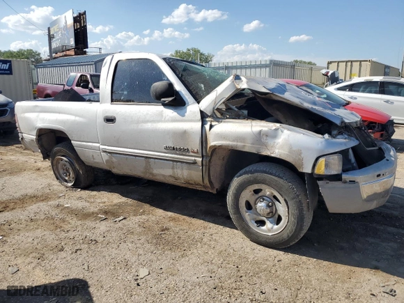 2001 Dodge Ram 1500 Work Special with VIN 1B7HC16X91S144351, listed as a Copart auction lot 69408904 with 0 mi miles and Salvage Title. Bid and sale history available at carsss.com. Image 4.