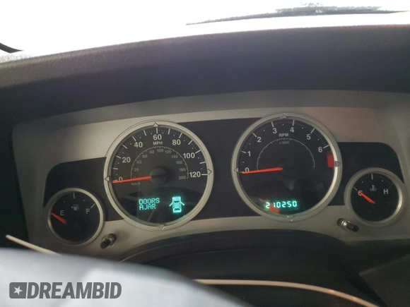 2008 Jeep Patriot Limited with VIN 1J8FT48W48D648696, listed as a Copart auction lot 45197545 with 210,250 mi miles and Salvage Title. Bid and sale history available at DreamBid. Image 9.