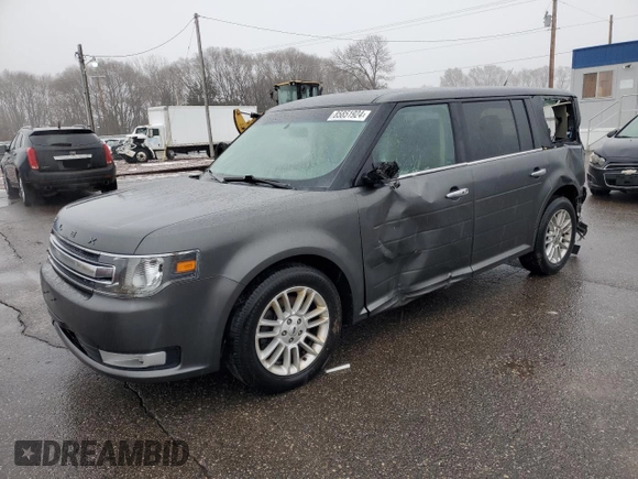 2016 Ford Flex SEL with VIN 2FMHK6C87GBA16072, listed as a Copart auction lot 85851924 with 133,505 mi miles and Salvage Title. Bid and sale history available at carsss.com. Image 1.
