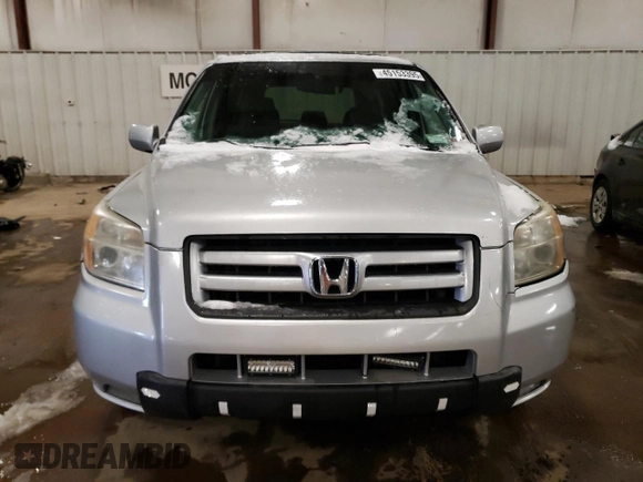 2007 Honda Pilot EX with VIN 5FNYF18457B018486, listed as a Copart auction lot 45153395 with 192,485 mi miles and Salvage Title. Bid and sale history available at DreamBid. Image 5.
