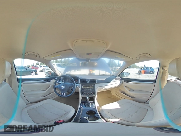 2014 Volkswagen Passat Wolfsburg Edition z VIN 1VWAT7A32EC036093, wystawiony jako Copart lot #52129185 z przebiegiem 106 949 mil mil oraz Szkoda całkowita • Salvage title. Historia ofert i sprzedaży dostępna na DreamBid. Obrazek 12.
