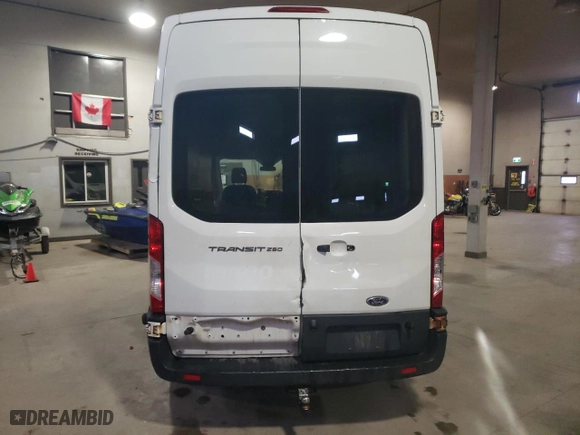 2017 Ford Transit Van with VIN 1FTYR2XM5HKA78805, listed as a Copart auction lot 80087434 with 373,444 mi miles and Salvage Title. Bid and sale history available at carsss.com. Image 6.