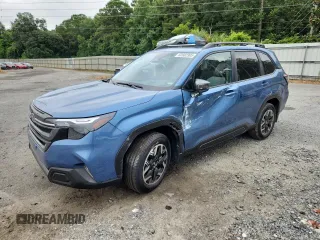 2025 Subaru Forester Premium z VIN JF2SLDDC8SH488423, wystawiony jako Copart lot #62682905 z przebiegiem Nie podano mil oraz Szkoda całkowita • Salvage title. Historia ofert i sprzedaży dostępna na DreamBid. Obrazek 1.