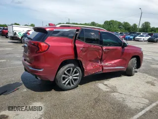 2018 GMC Terrain Denali with VIN 3GKALXEX9JL141040, listed as a Copart auction lot 58927465 with 58,487 mi miles and Salvage title. Bid and sale history available at DreamBid. Image 3.