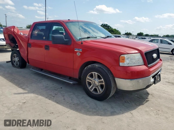 2006 Ford F-150 XLT with VIN 1FTRW12W96FB07681, listed as a Copart auction lot 61033625 with 140,527 mi miles and Salvage title. Bid and sale history available at DreamBid. Image 4.