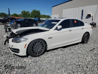 2014 BMW 5 Series 535i with VIN WBA5B1C53ED479380, listed as a Copart auction lot 50134015 with 151,247 mi miles and Salvage Title. Bid and sale history available at carsss.com. Image 1.