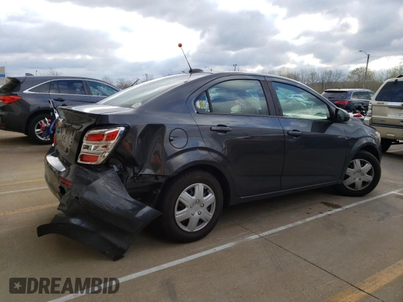 2018 Chevrolet Sonic LS with VIN 1G1JB5SH0J4125145, listed as a Copart auction lot 49402054 with 75,850 mi miles and Salvage title. Bid and sale history available at DreamBid. Image 3.