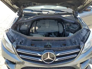 2017 Mercedes-Benz GLE 350 with VIN 4JGDA5JBXHA966305, listed as a Copart auction lot 60158645 with 91,335 mi miles and Salvage title. Bid and sale history available at DreamBid. Image 12.