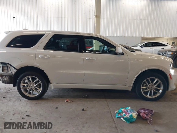 2022 Dodge Durango GT Plus z VIN 1C4RDJDG9NC182960, wystawiony jako IAAI lot #41993368 z przebiegiem 55 943 mil mil oraz . Historia ofert i sprzedaży dostępna na DreamBid. Obrazek 14.