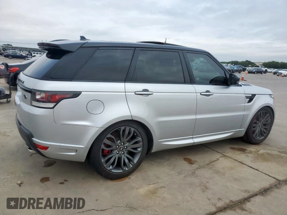 2016 Land Rover Range Rover Sport HSE with VIN SALWS2VF1GA577159, listed as a Copart auction lot 58154435 with 67,061 mi miles and Clean title. Bid and sale history available at DreamBid. Image 3.