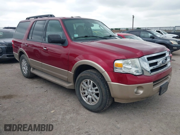 2014 Ford Expedition XLT z VIN 1FMJU1H54EEF05270, wystawiony jako IAAI lot #42129357 z przebiegiem 95 070 mil mil oraz . Historia ofert i sprzedaży dostępna na DreamBid. Obrazek 1.