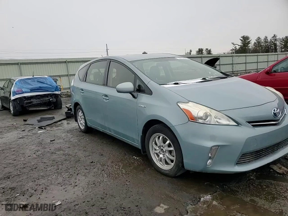 2014 Toyota Prius v Two with VIN JTDZN3EU1EJ014657, listed as a Copart auction lot 44756515 with 142,491 mi miles and Salvage Title. Bid and sale history available at carsss.com. Image 11.