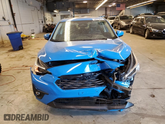 2024 Subaru Impreza Sport with VIN JF1GUAFC4R8290497, listed as a Copart auction lot 58975854 with 4,221 mi miles and Salvage Title. Bid and sale history available at carsss.com. Image 5.
