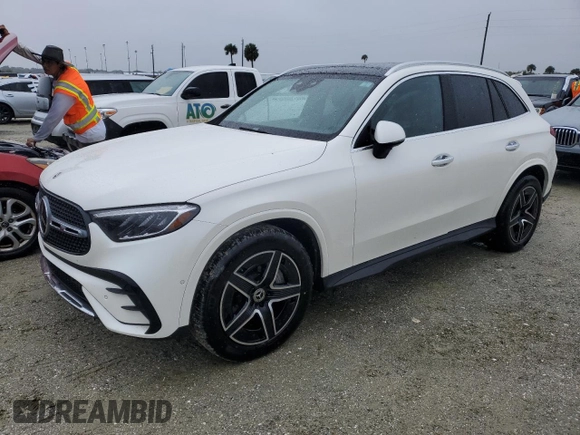 2023 Mercedes-Benz GLC with VIN W1NKM4GBXPF051582, listed as a Copart auction lot 73884464 with 0 mi miles and Non Repairable. Bid and sale history available at carsss.com. Image 1.