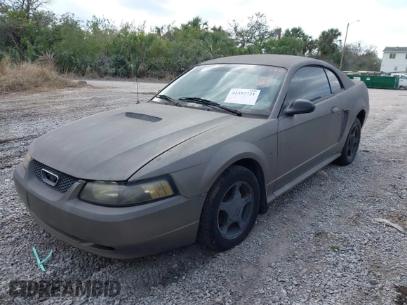 2001 Ford Mustang Standard z VIN 1FAFP40461F182730, wystawiony jako IAAI lot #41597721 z przebiegiem 160 132 mil mil oraz . Historia ofert i sprzedaży dostępna na DreamBid. Obrazek 2.