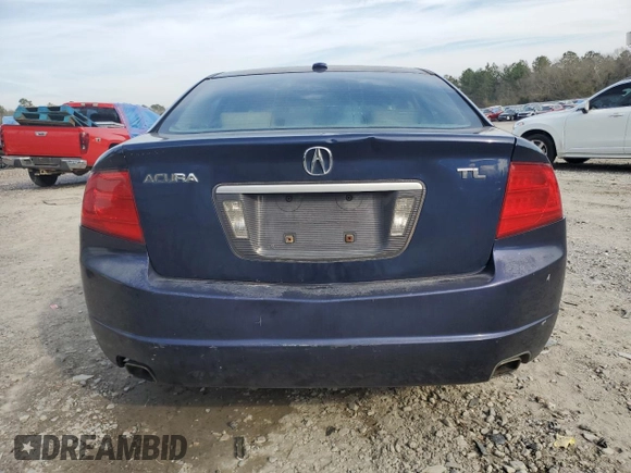 2006 Acura TL with VIN 19UUA66266A025824, listed as a Copart auction lot 42804575 with 215,163 mi miles and Salvage Title. Bid and sale history available at carsss.com. Image 6.