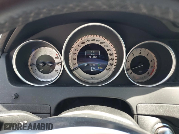 2014 Mercedes-Benz C 350 Sport with VIN WDDGF5HBXEA905028, listed as a Copart auction lot 51696165 with 111,620 mi miles and Salvage Title. Bid and sale history available at DreamBid. Image 9.