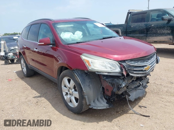 2016 Chevrolet Traverse LT with VIN 1GNKRGKD0GJ185766, listed as a IAAI auction lot 42215530 with 131,834 mi miles and . Bid and sale history available at DreamBid. Image 1.
