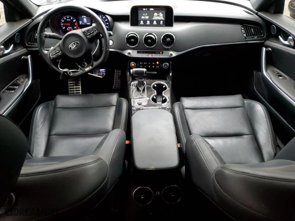 2020 Kia Stinger GT-Line with VIN KNAE15LA8L6084300, listed as a Copart auction lot 47699455 with NaN miles and Salvage Title. Bid and sale history available at carsss.com. Image 8.