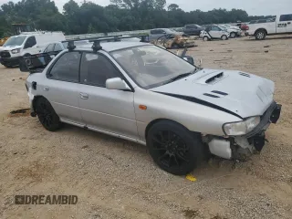 1995 Subaru Impreza with VIN GC8030988, listed as a Copart auction lot 70242354 with 123,696 mi miles and Salvage title. Bid and sale history available at DreamBid. Image 4.