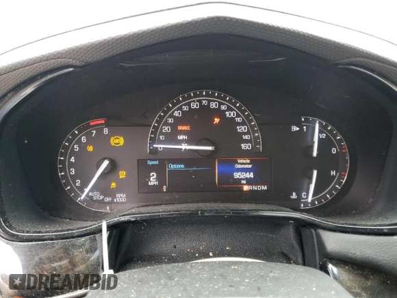 2017 Cadillac CTS Luxury RWD with VIN 1G6AR5SS5H0145930, listed as a Copart auction lot 88626675 with 95,244 mi miles and Salvage Title. Bid and sale history available at DreamBid. Image 9.