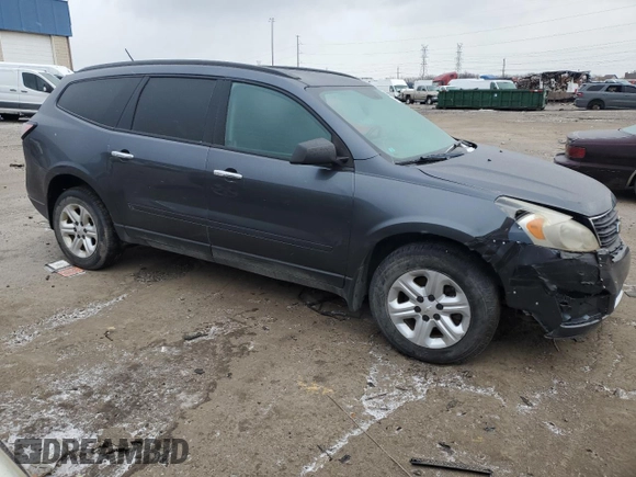 2013 Chevrolet Traverse LS with VIN 1GNKVFEDXDJ184914, listed as a Copart auction lot 41503195 with 174,866 mi miles and Clean Title. Bid and sale history available at DreamBid. Image 4.