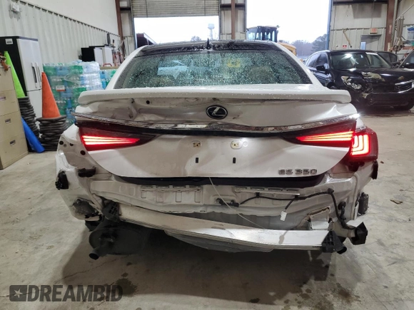 2022 Lexus ES with VIN 58AFZ1B10NU136757, listed as a Copart auction lot 85436704 with 55,491 mi miles and Salvage Title. Bid and sale history available at carsss.com. Image 6.